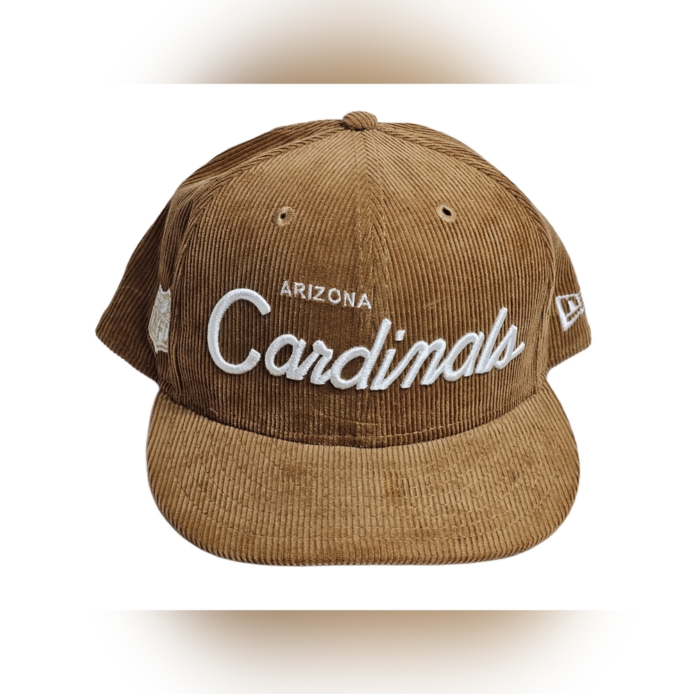 Arizona Cardinals Corduroy Script Snapback Hat NFL Football New Era 9Fifty Cap